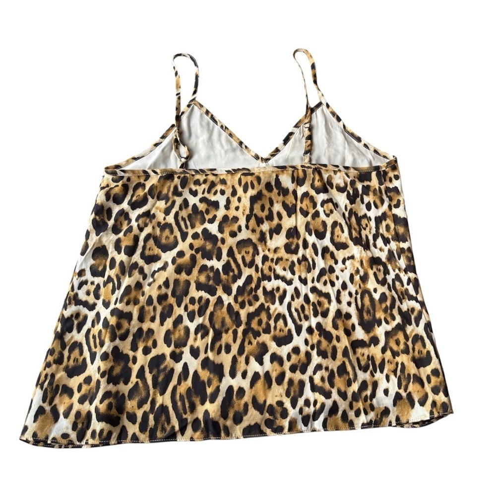 NWT Abound Woman’s XS V-neck Cheetah Print Cami Top With Adjustable Straps - Picture 4 of 8